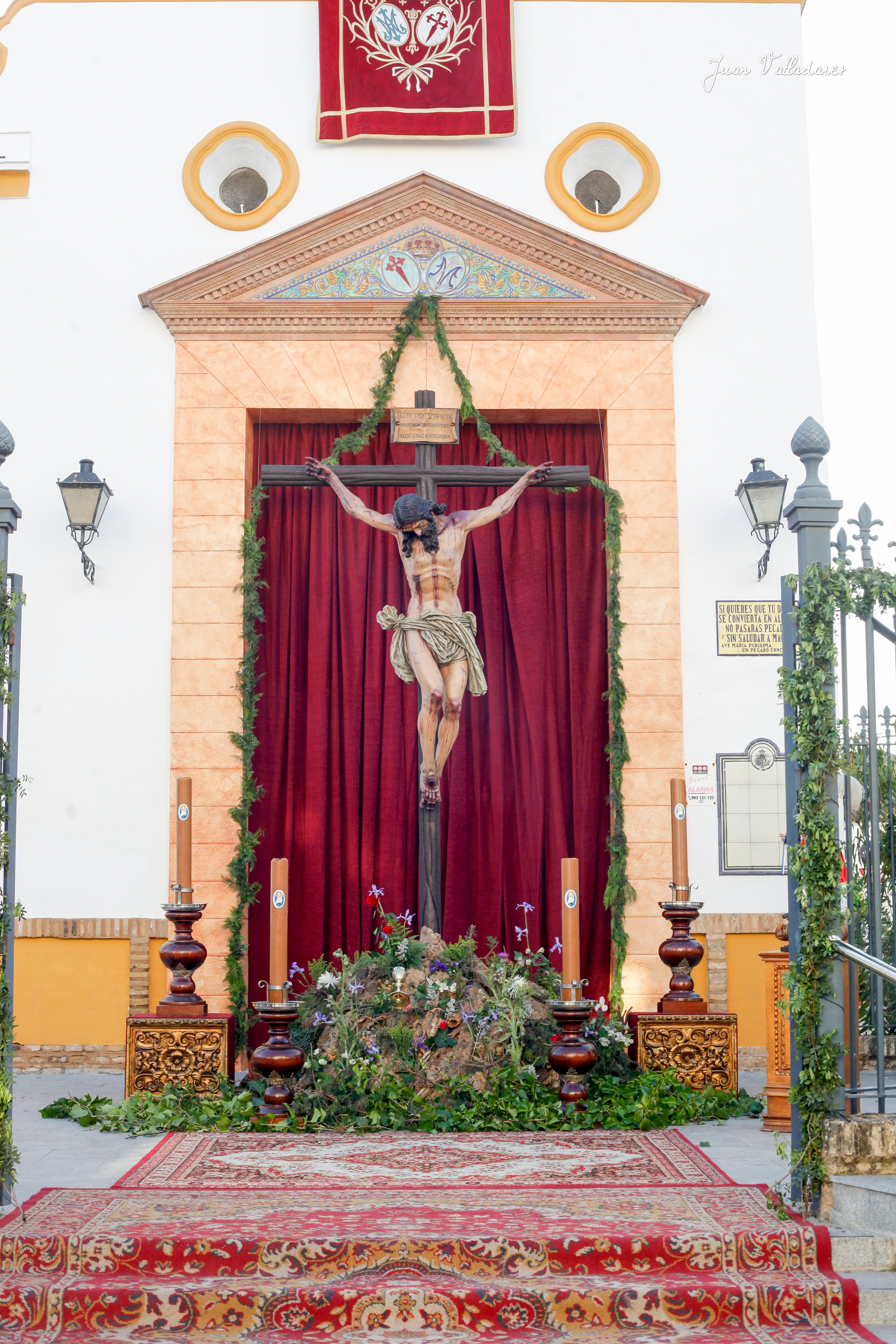 Altar de Corpus año 2016. Año de la Misericordia