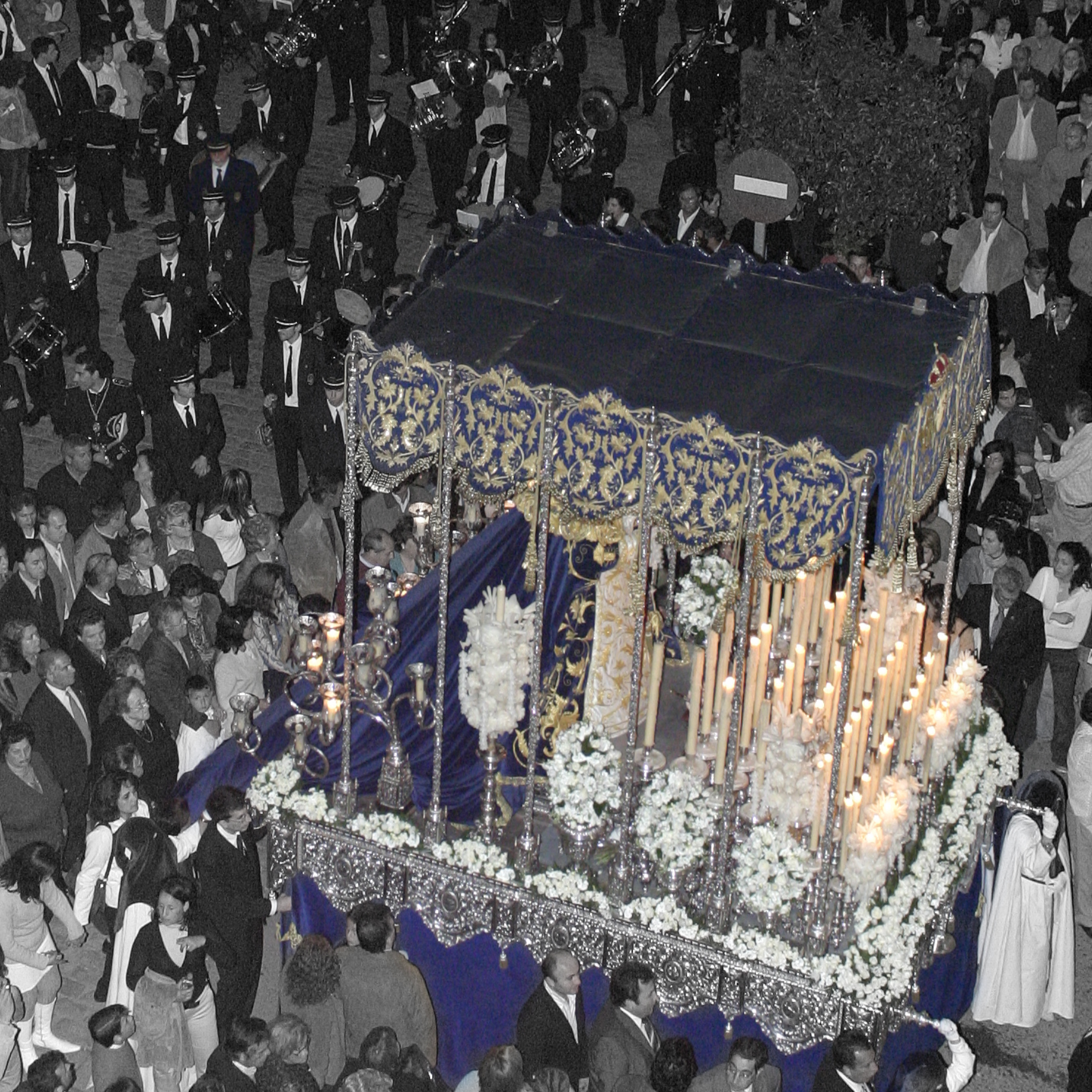 Jueves Santo de 2005. Vicente Micó y su Filarmónica. 