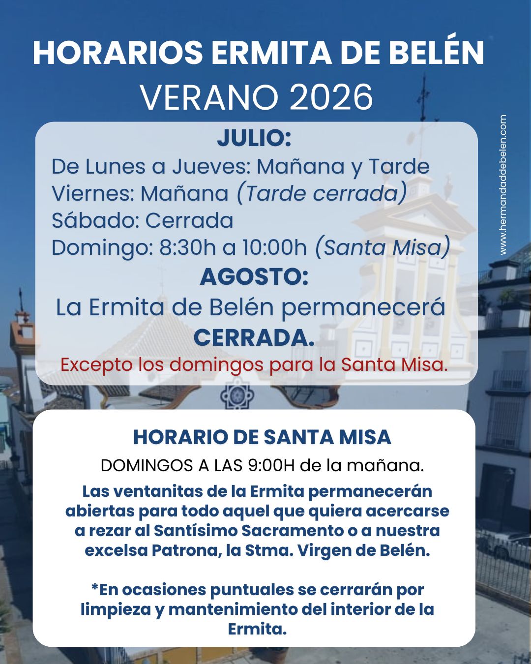 Horarios de Verano 2026